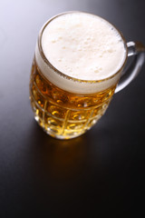 Mug of light beer