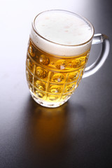 Mug of light beer