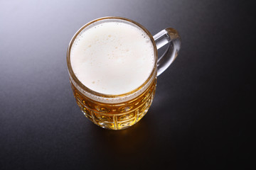 Mug of light beer