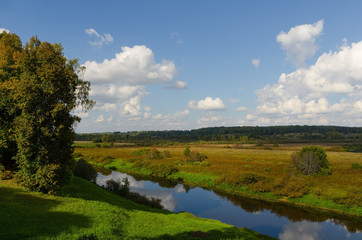 river and summer nature