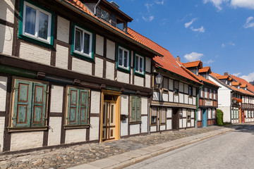 Fototapeta na wymiar bunte Stadt am Harz Wernigerode
