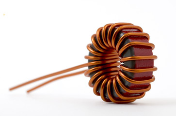 Spule, induktives Bauelement, Kupferdraht, Ringkern, Studio