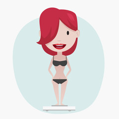 Weight loss illustration