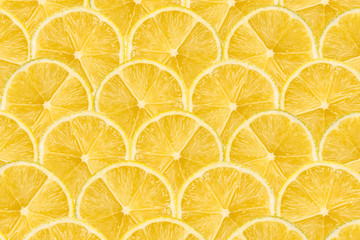 Lemon Slice Abstract Seamless Pattern