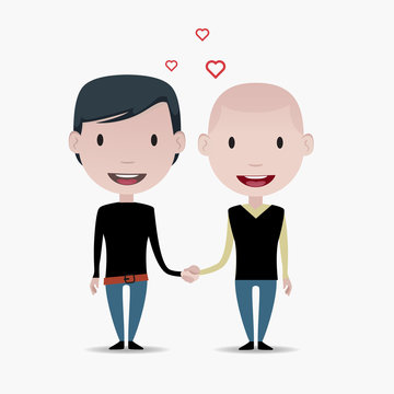 Gay Couple illustration