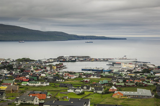 Thorshaven in the Faroe Islands