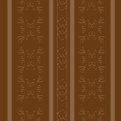Elegant brown with stripes