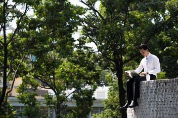 Business and technology concept