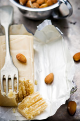 piece of crude marzipan.