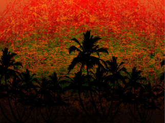abstract background jungle