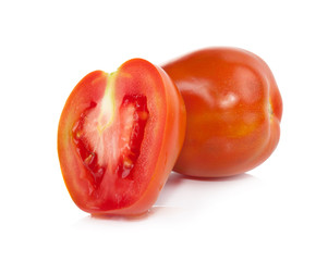 tomato isolated on the white background