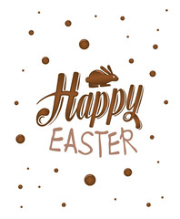 Happy Easter greeting vector