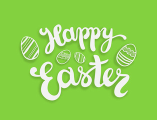 Happy Easter greeting vector