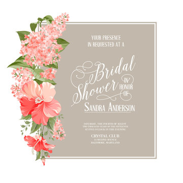 Bridal Shower Card.