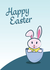 Happy Easter greeting vector