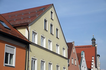 Fototapeta na wymiar Historische Bauwerke in Geisenfeld