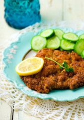 the Vienna schnitzel
