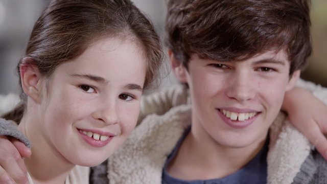 The closeness between a young brother and sister