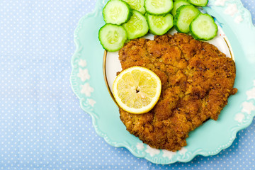 the Vienna schnitzel
