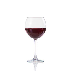 Glass of red wine