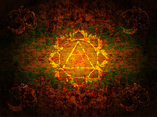 OM symbol , Yantra Goddess Lakshmi