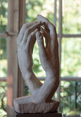 Naklejka premium Paris - Museum Rodin. Sculpture of the Cathedral