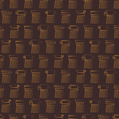 Seamless background with ancient columns