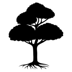 Fototapeta premium Vector sign. Tree.
