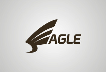 Eagle wings logo vector
