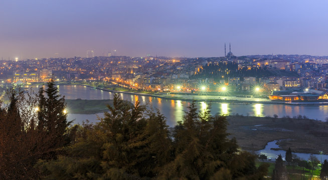View of Istanbul from the lookout