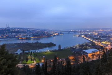 Obraz premium View of Istanbul from the lookout