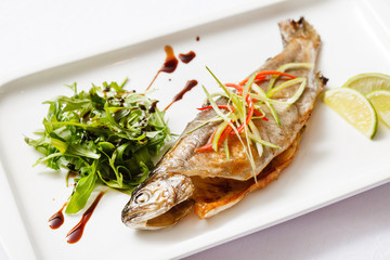 baked trout