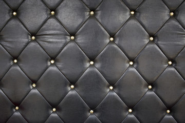 Black Leather Upholstery Background