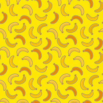 bananas seamless background