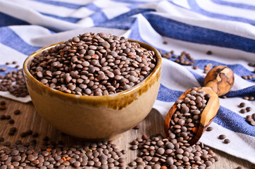 Green lentils