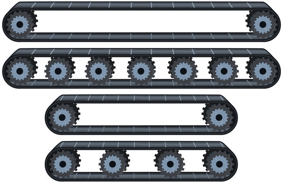 Conveyor Belt With Wheels Pack