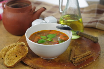 appetizing cabbage soup