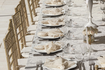 Decor Tables  Chairs Cutlery Party