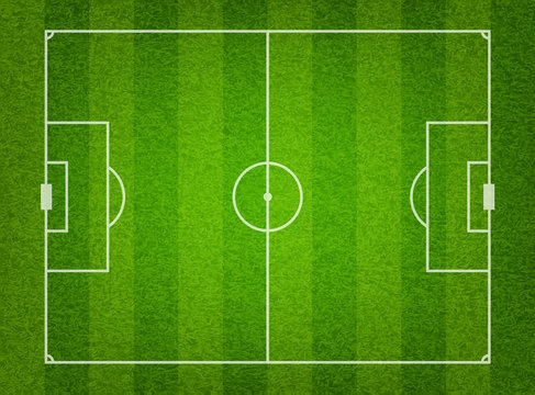 Green Grass Soccer Field Background