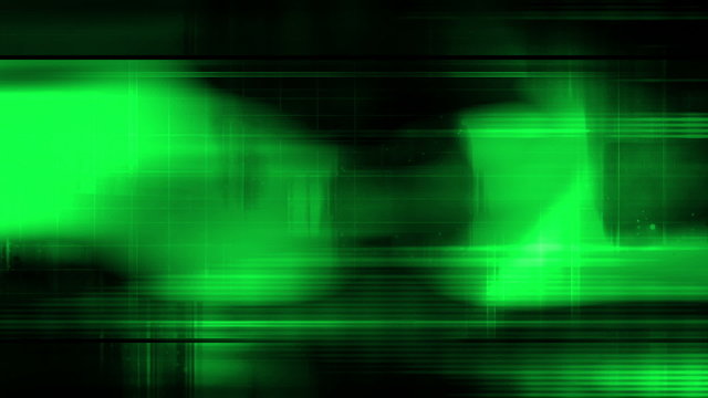 Animated Background Green High Tech Loop