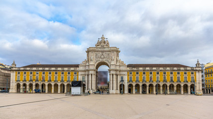 Fototapeta na wymiar Placa do Comercio in Lisbon - Portugal