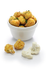 cauliflower bites, vegetarian food