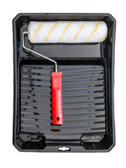 Paint roller and tray