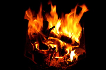 Cozy fireplace - 80528026