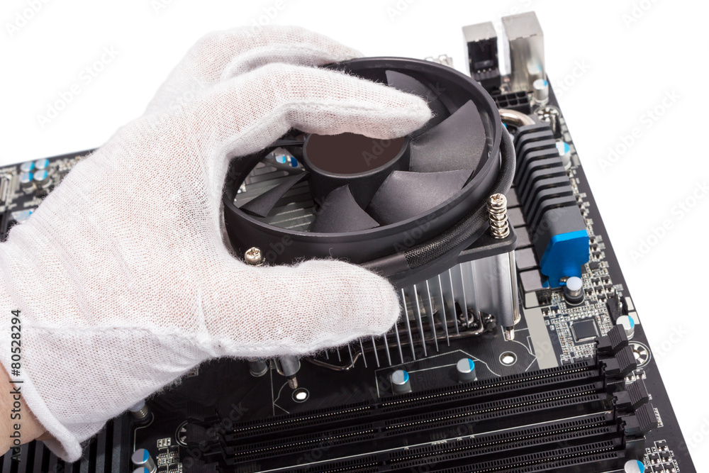 Poster electronic collection - installing cpu cooler