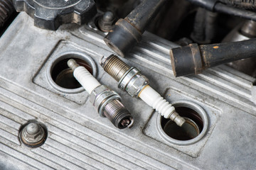 used spark plugs