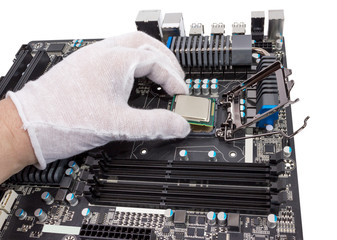 Electronic collection - Installation of processor