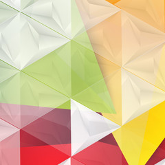 Obraz premium Vector background abstract polygon triangles.