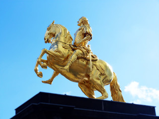 Obraz premium goldener Reiter Dresden