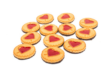 biscuit with jelly filling
